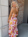 Sadie & Sage Sunset On The Shore Halter Midi Dress