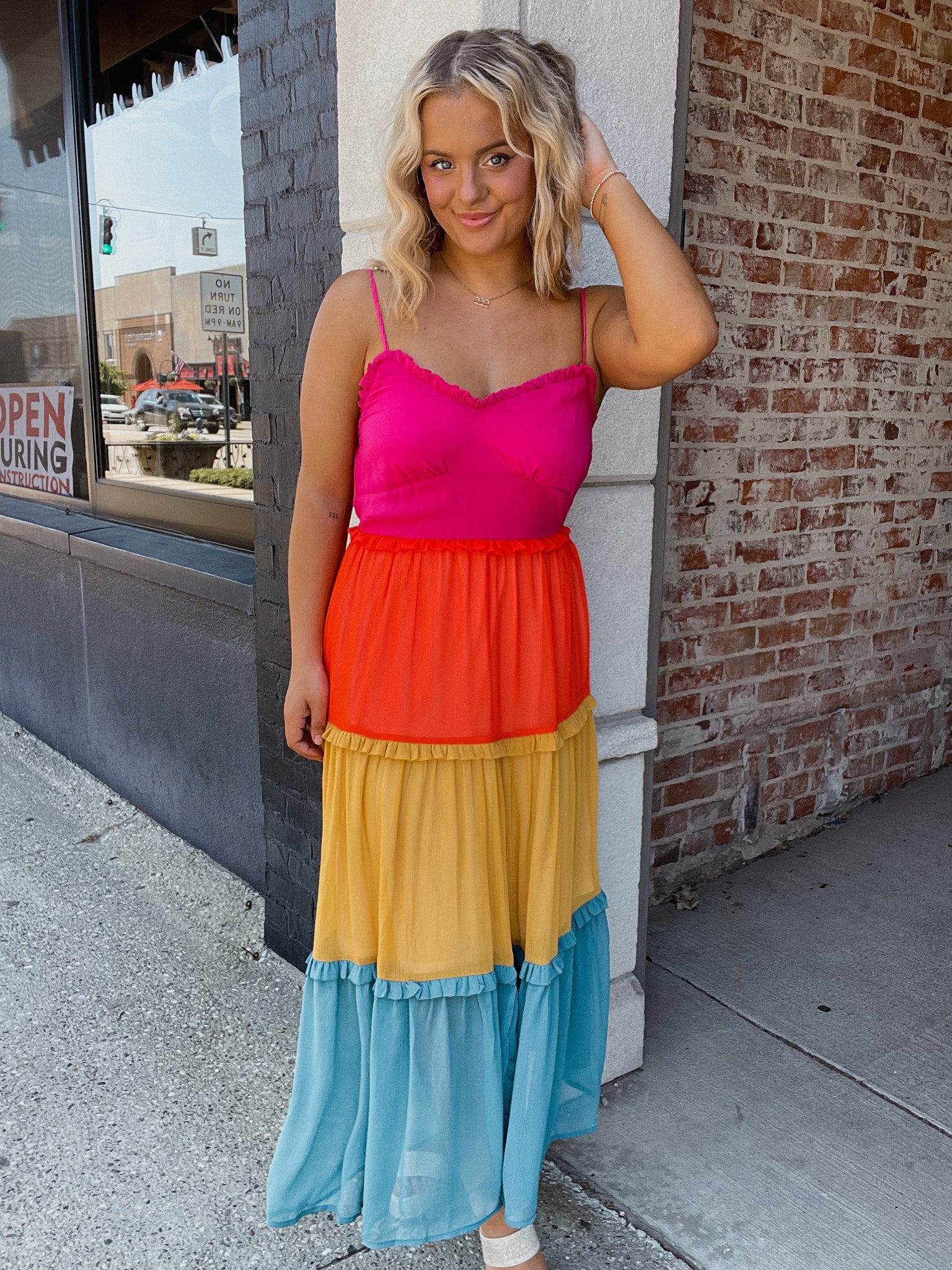 Sadie & Sage Colorful Life Midi Dress