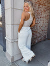 White Wide Leg Pant