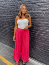 Fuchsia Wide Leg Pant