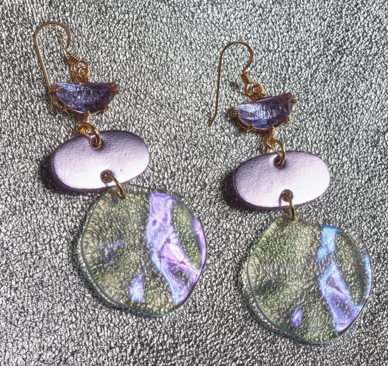 Lilac Satin Cleo