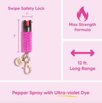 Metallic Studded Pepper Spray