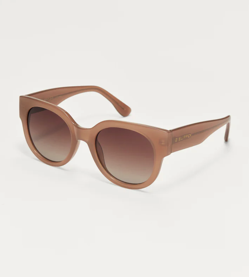 Z Supply Lunch Date Polarized Sunglasses - Taupe Gradient