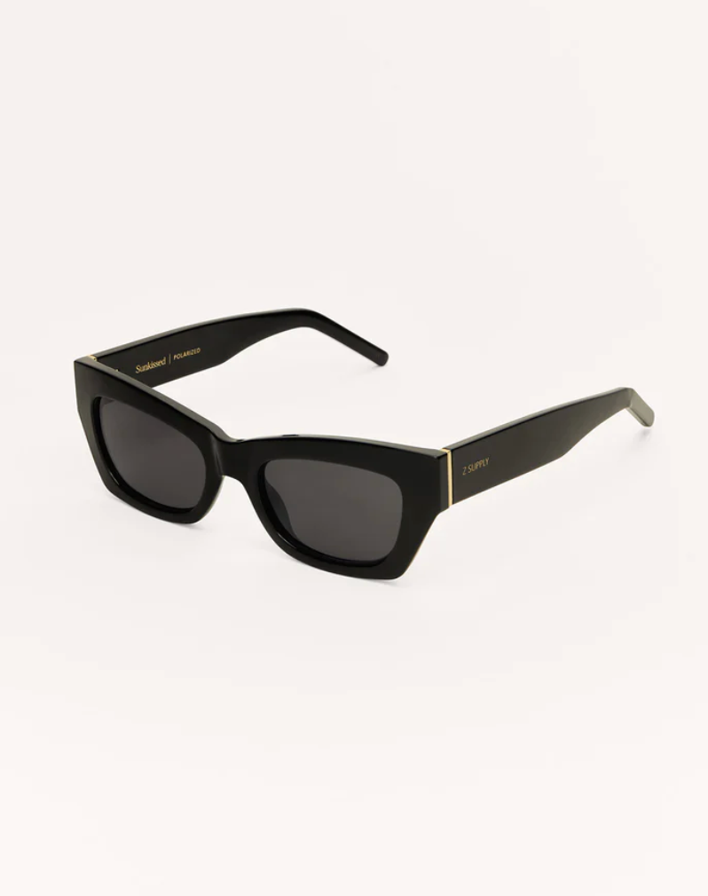 Z Supply Sunkissed Polarized Sunglasses - Polished Black