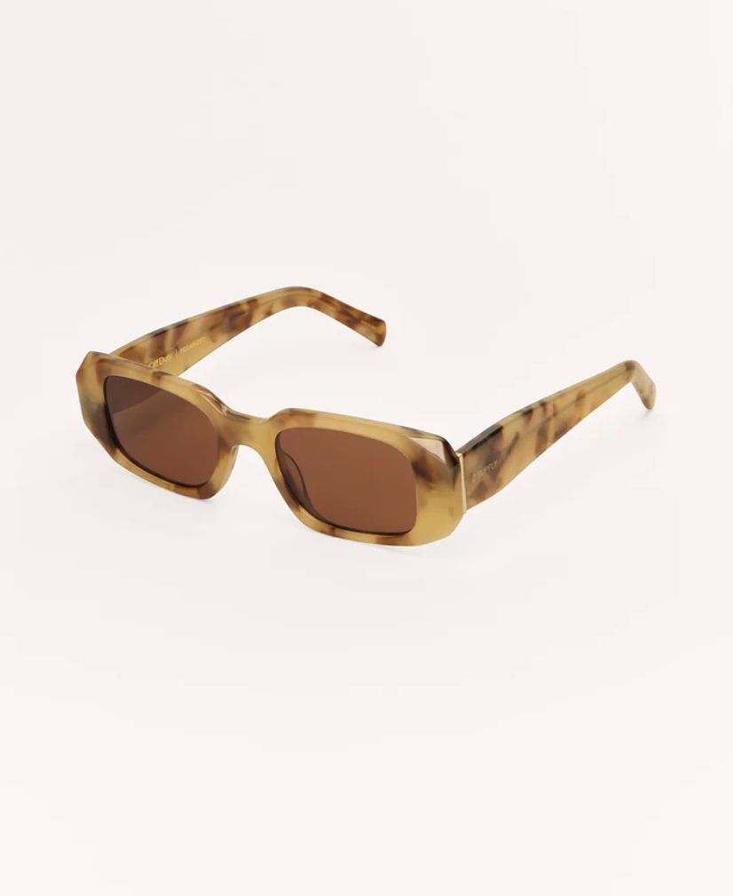 Z Supply Off Duty Polarized Sunglasses - Blonde Tort