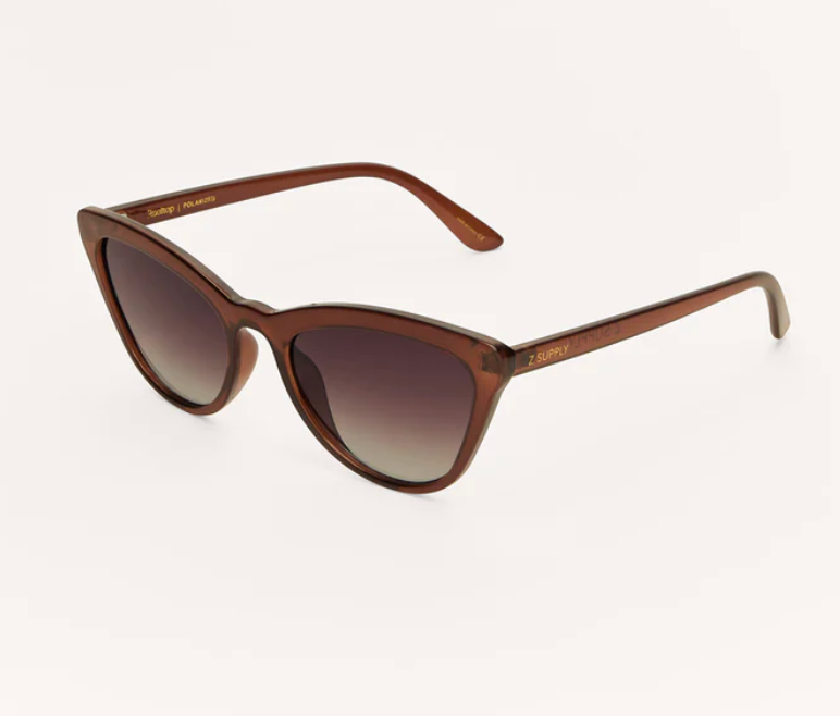 Z Supply Rooftop Polarized Sunglasses - Chestnut Gradient