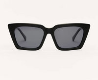 Z Supply Feel Good Polarized Sunglasses - Polished Black Gray