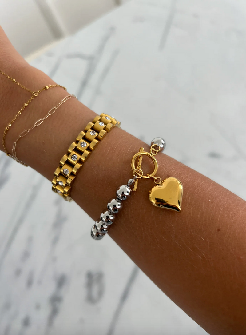 Glam Heart Bracelet