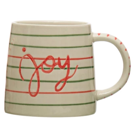 Stoneware Mug - Joy