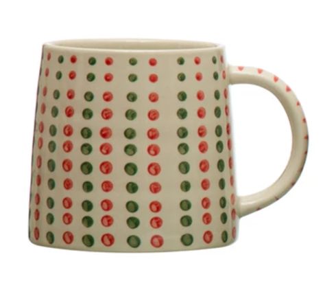 Stoneware Mug - Dots