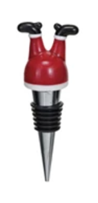 Wine Stopper - Santa Bottom