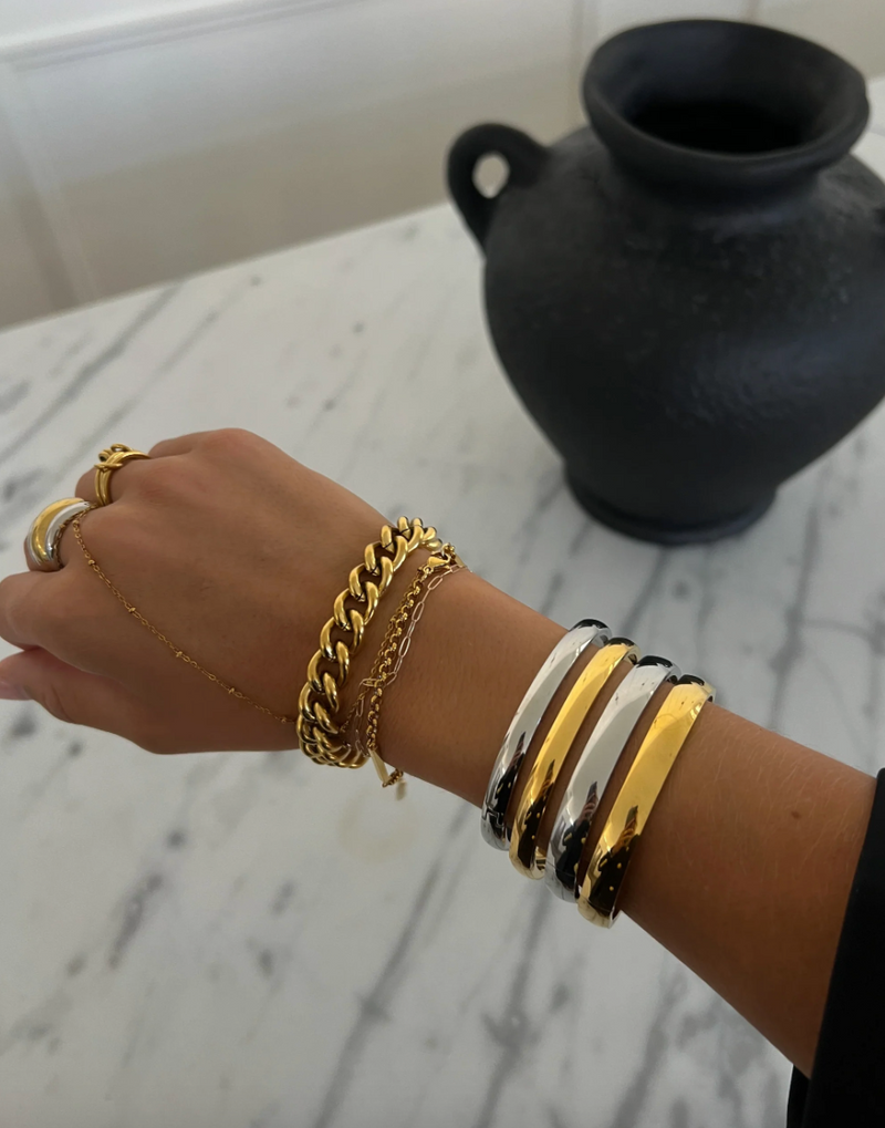 Gemma Bangle - Gold