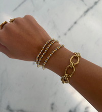 Two Toned Beaded Bracelet