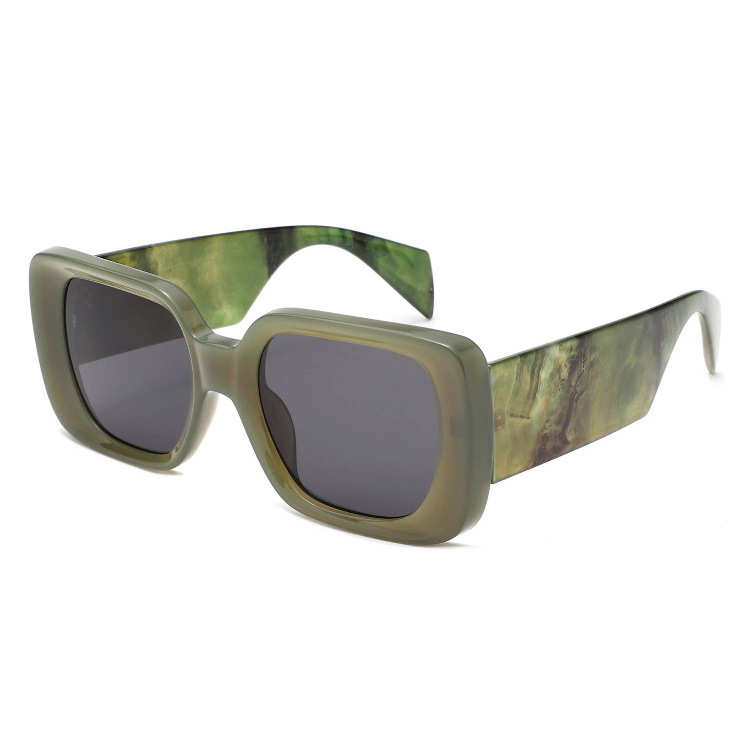 Oversized Square Chunky Frame Fashion Sunglasses