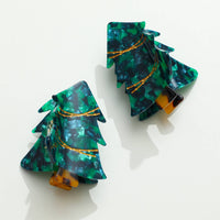 Festive Christmas Tree | Holiday Claw Clip