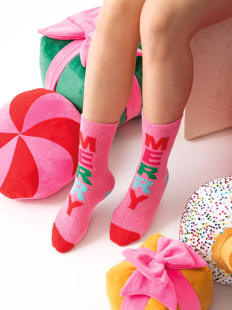 MERRY SOCKS, PINK