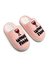 Wine Time Slippers