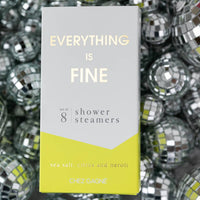 Everything Is Fine - Aromatherapy Shower Steamers - Sea Salt, Citrus & Neroli - Set of 8
