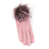 Extra Furry Pom Pom Gloves: Turqouise