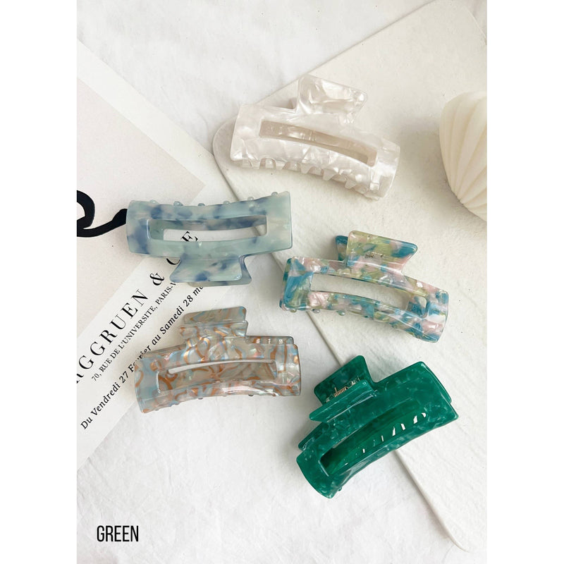 Acetate Regular Size Hair Clips - Allie Assorted: NEUTRAL