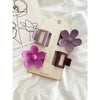 4-Pack Assorted Clips - SULLY: LILAC / ONE SIZE