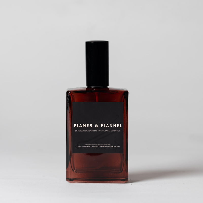 FLAMES & FLANNEL: 10 OZ Soy Wax Candle