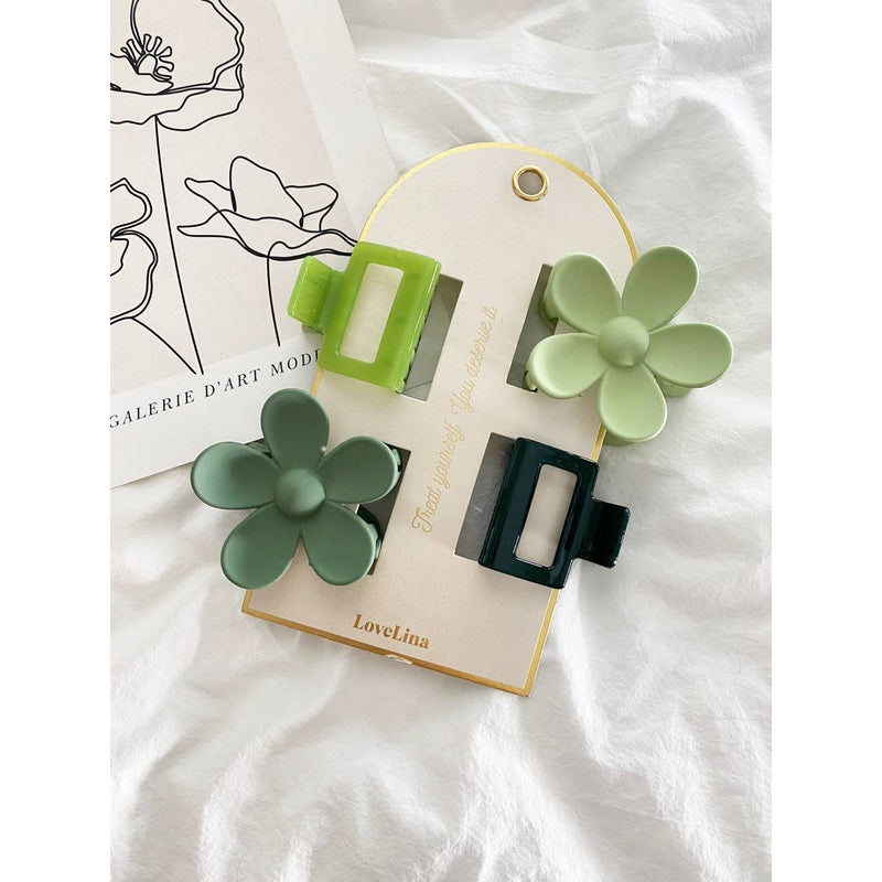 4-Pack Assorted Clips - SULLY: LILAC / ONE SIZE