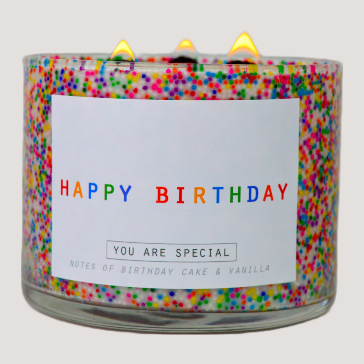 3 Wick Happy Birthday - 15 oz Soy Candle