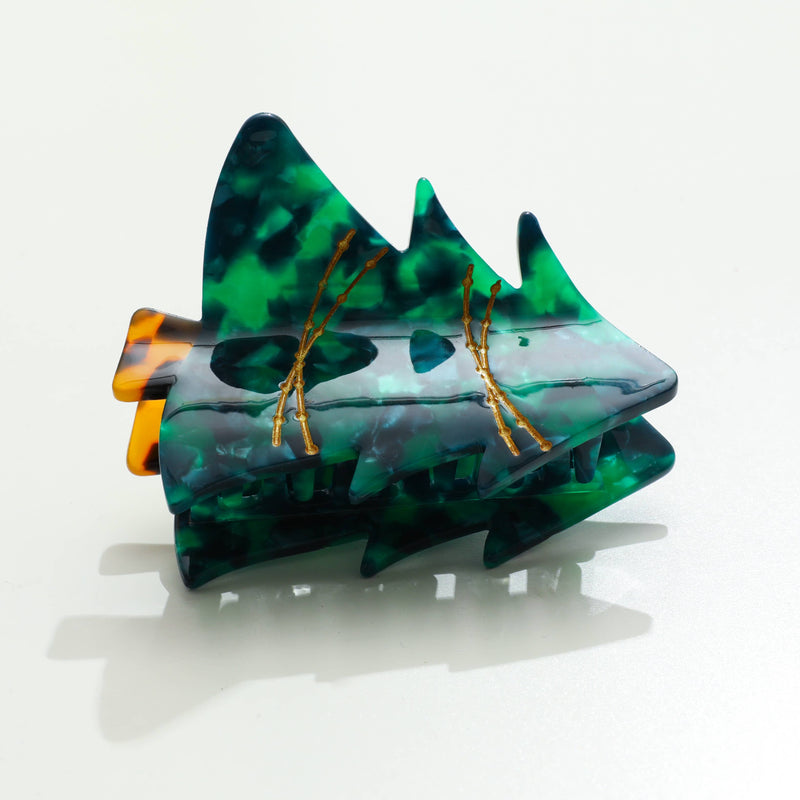 Festive Christmas Tree | Holiday Claw Clip