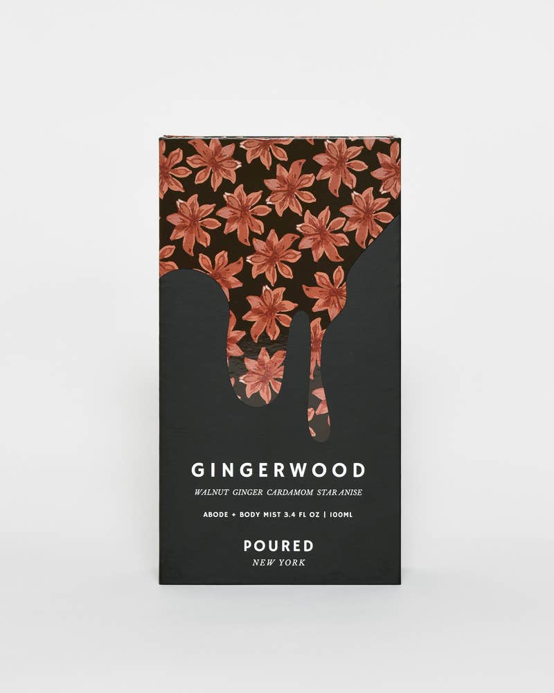 GINGERWOOD: 10 OZ Soy Wax Candle