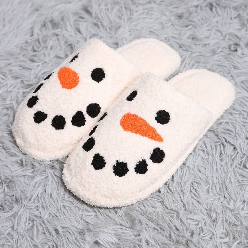 Snowman Home Slippers