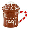 Ceramic Mug - Gingerbread House: Ceramic / 16 oz, 6.5" h