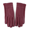 Faux Leather Gloves: Black