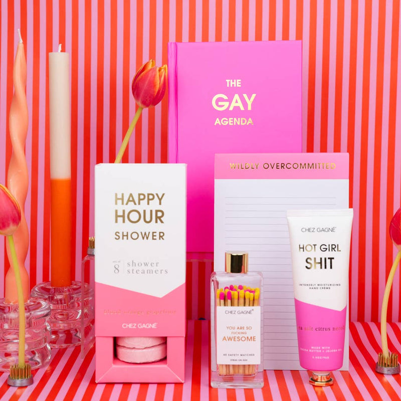 Happy Hour Shower - Aromatherapy Shower Steamers - Blood Orange Grapefruit - Set of 8