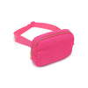 Felix Mesh Neoprene Belt Bag - Fanny Pack: Hot Pink