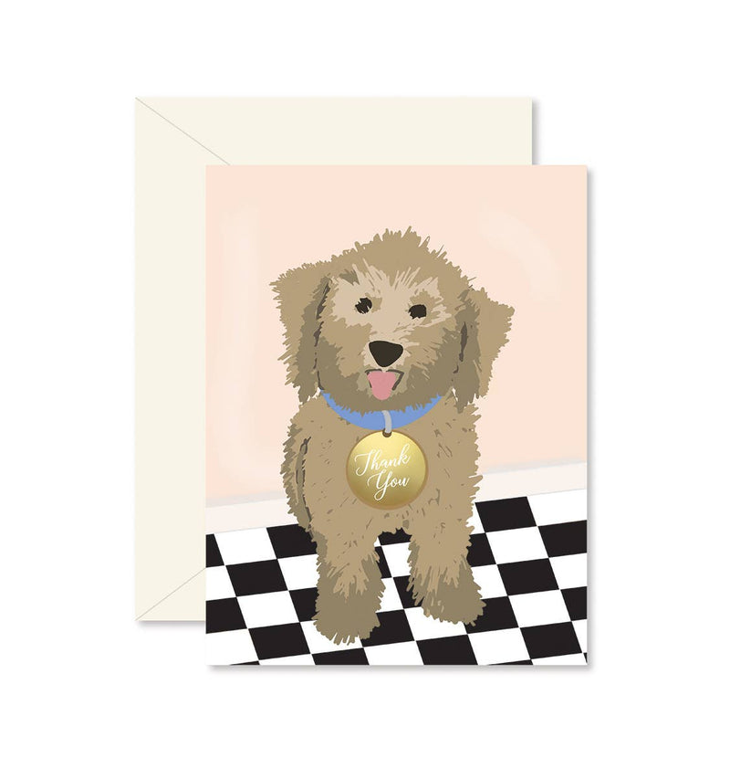 Dog Thank You Greeting Card