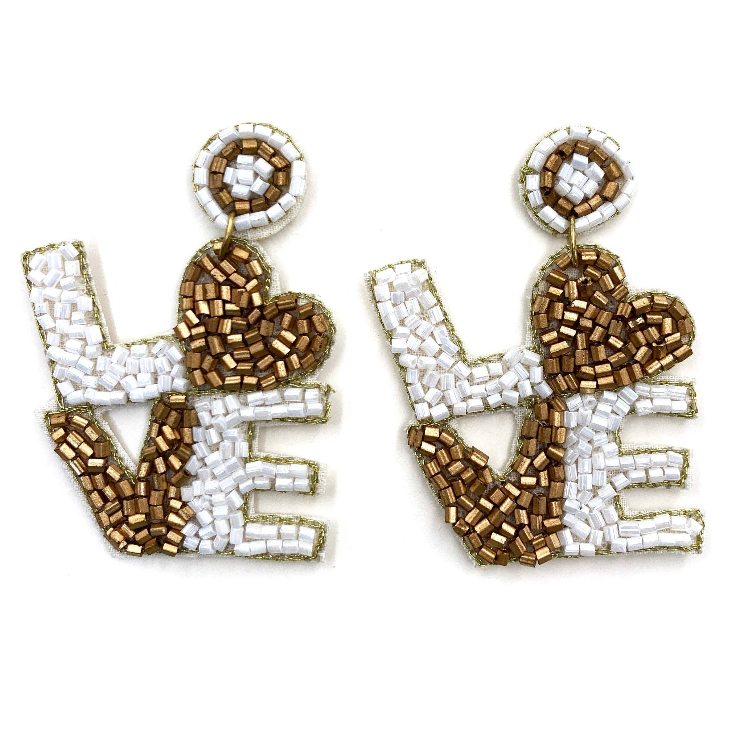 Love Valentine Dangle Earrings