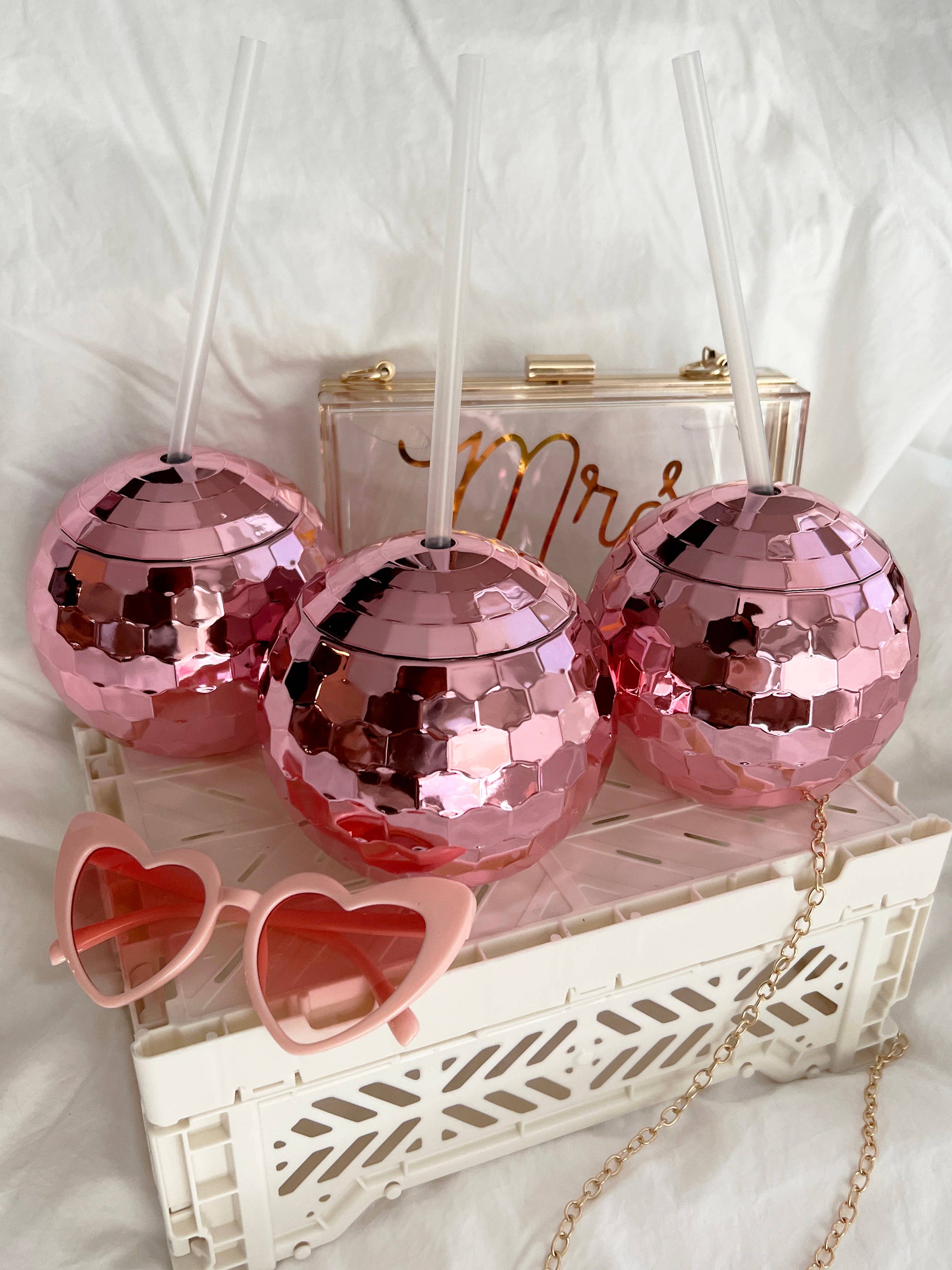 Disco Ball Cup - Pink