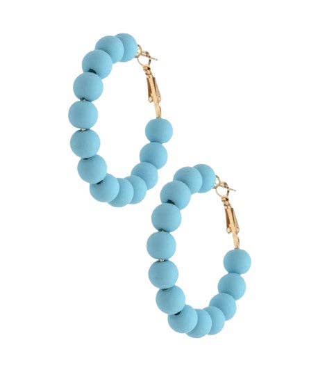 Light Blue Clay Ball Hoop