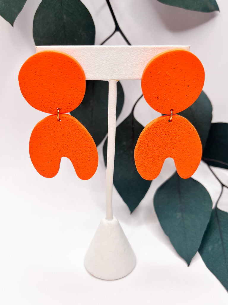 The Jaedyn Earrings - Orange