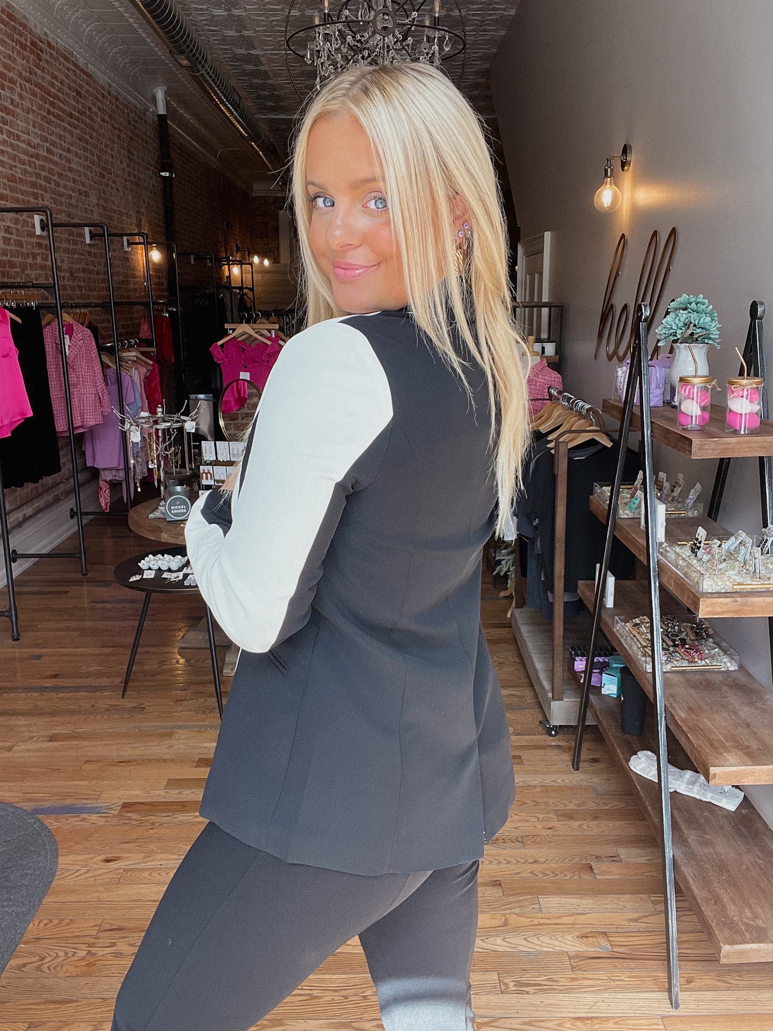 Color Block Blazer
