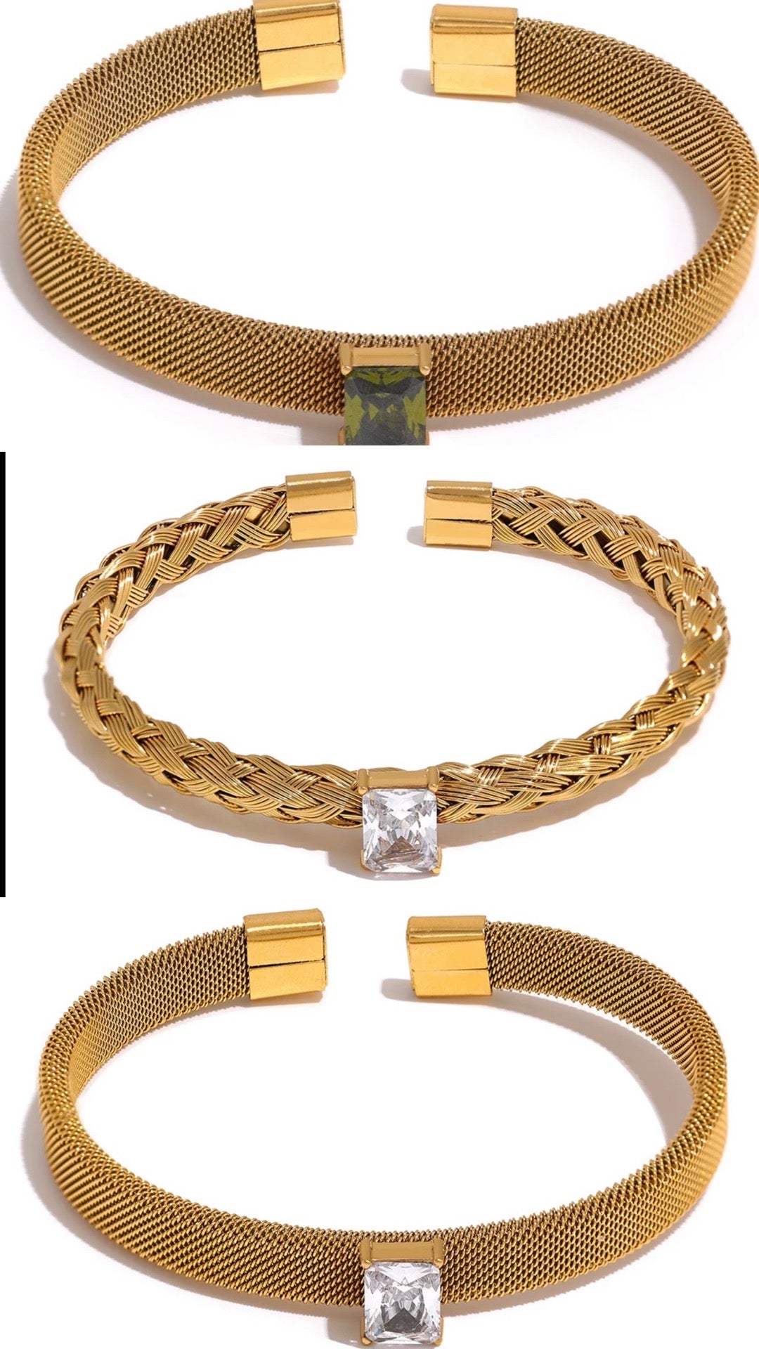 Britany Bracelet White Smooth
