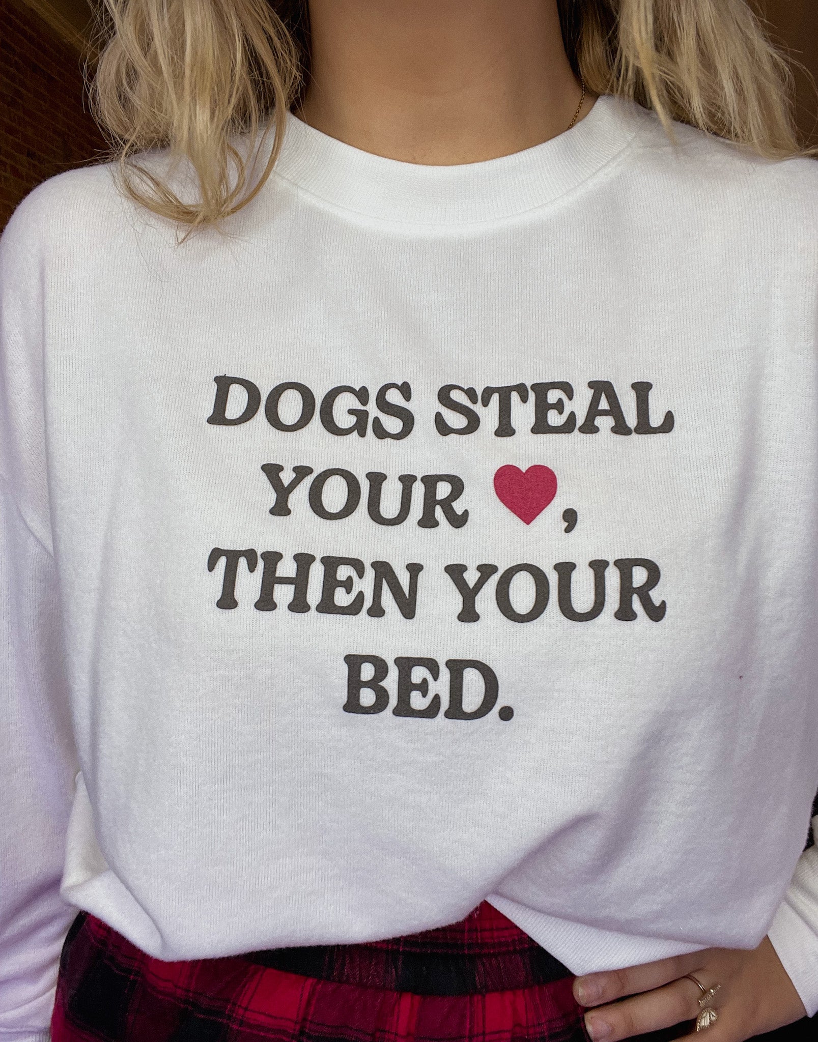 Z SUPPLY Elle Dogs LS Top