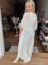 White Lace Beauty Kimono