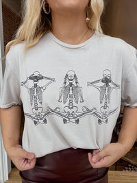 Project Social T See No Evil Skeleton Tee