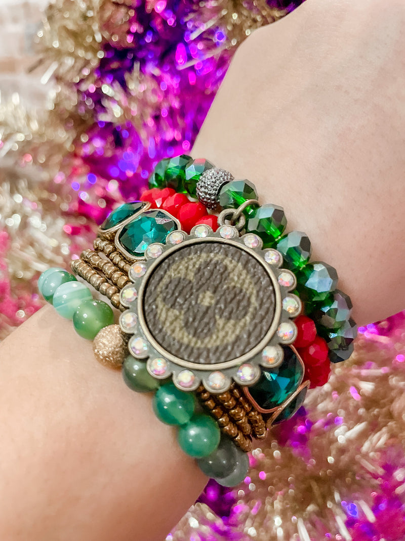 Upcycled Whoville Bracelet Stack