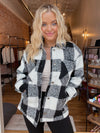 Thread & Supply Shea Coat - B/W Buffalo Plaid