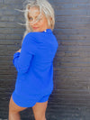 That Girl Blazer - Neon Blue