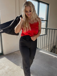 Red Lace Cami