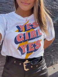 Yes Girl Yes Graphic Tee